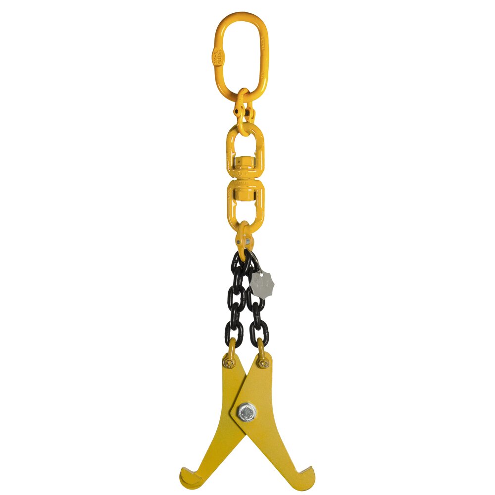 Cable reel scissor clamps