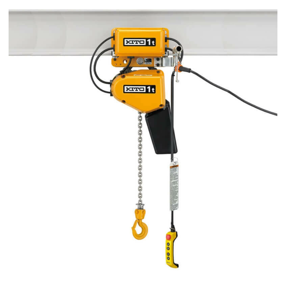 Electric Chain Hoist KITO EQM with Motorized Trolley