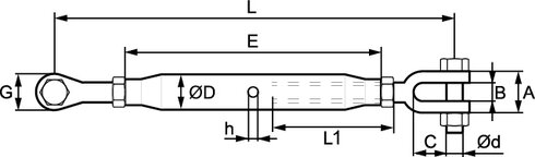 Powertex PRSJ turnbuckle measurements