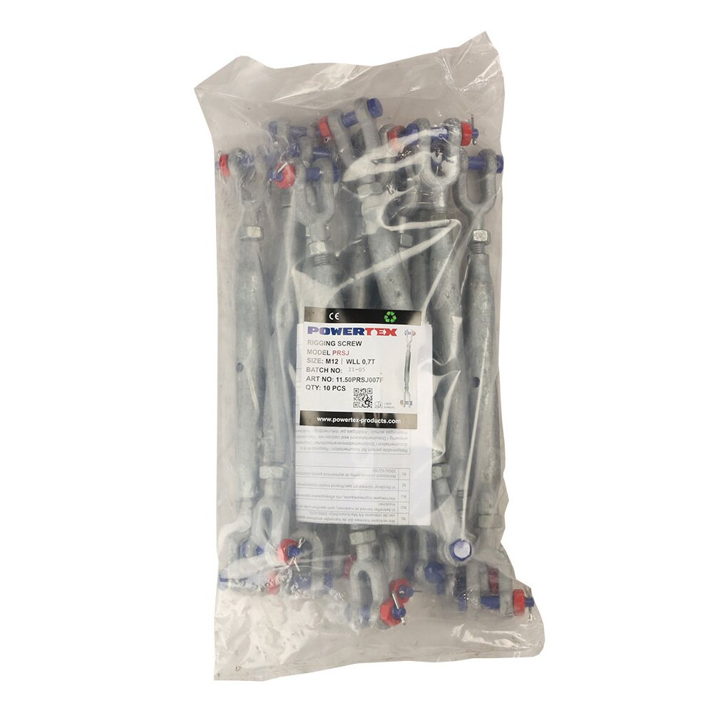 POWERTEX Rigging screws packaged