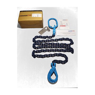 Complete Grade 10/100 Powertex chain sling with Yoke components