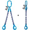 1 and 2 part chain sling by Powertex, with Yoke components.