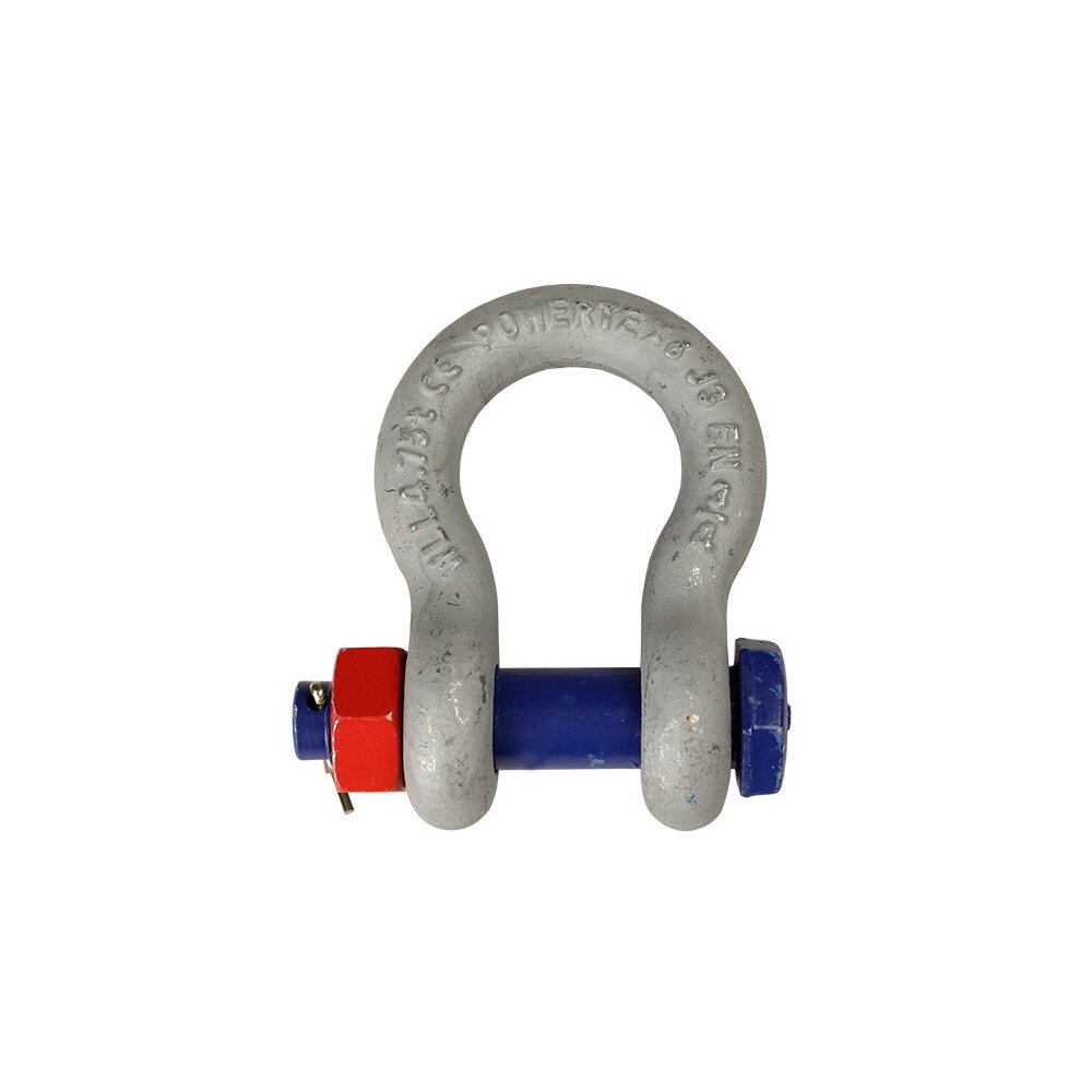 The POWERTEX PBSB Bow shackle is made out of Grade 6 forged alloy steel.