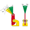 Lifting Clamp FHX-V angles at suspension