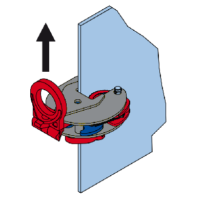 Articulated lifting shackle Lifting Clamp TS-R