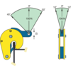 Drum Lifting Clamp TVK angles at suspension