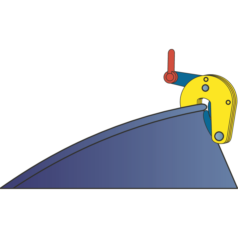 Drum Lifting Clamp TVK on barrel